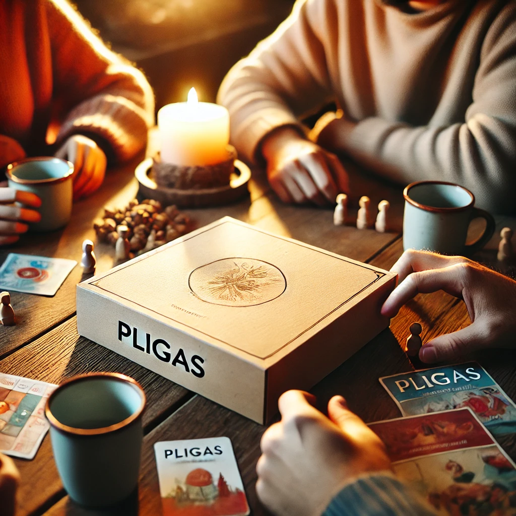 A group enjoying board games